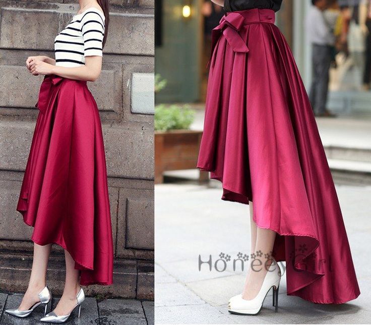 Outfits With High Low Skirts
     