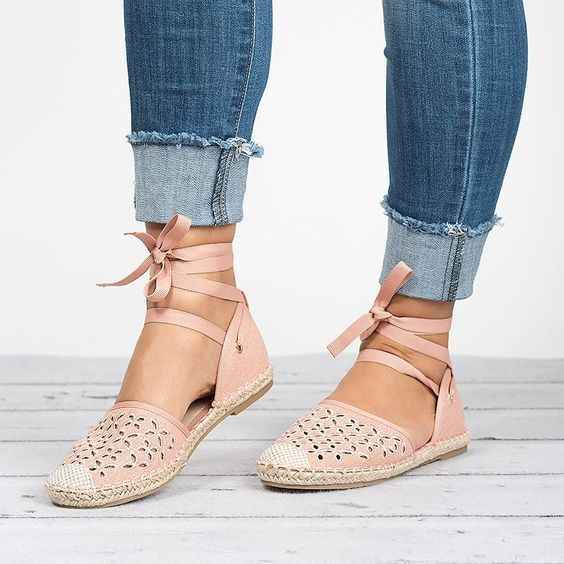 HugeDomains.com | Lace up espadrilles flats, Lace up espadrilles .