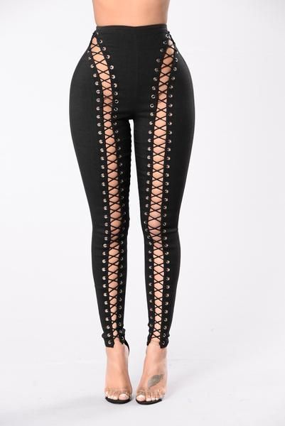 Lace Up Pants | Fashion, Pants for women, Fashion outfi