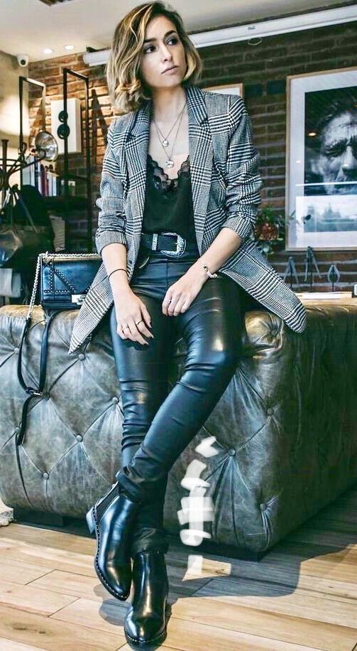 Pin by くんまー on レザーパンツ | Leather pants women, Leather .