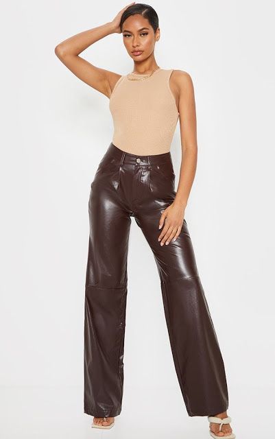 Trending: Thanksgiving Outfit 2020 | Wide leg trousers, Brown .