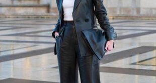 The Leather-Pant Outfits That Are All Over Paris | Leather pants .