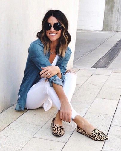 Outfits With Leopard Mules 