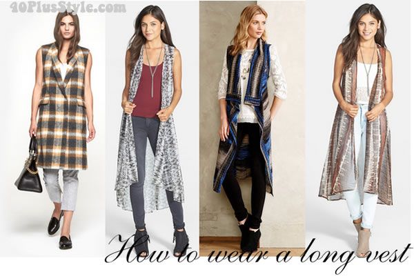 How to wear a long vest - ideas, inspiration and buying guide .