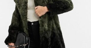 Urbancode coat in ombre faux fur | ASOS | Ombre faux fur, Green .