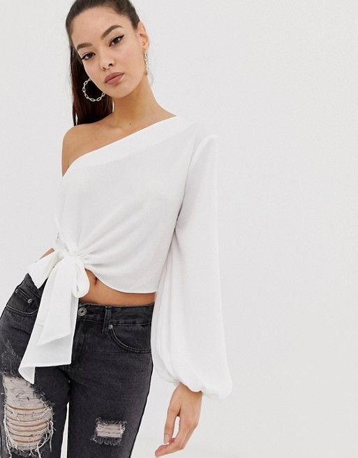 image.AlternateText | Dressy tops, Fashion, One shoulder to