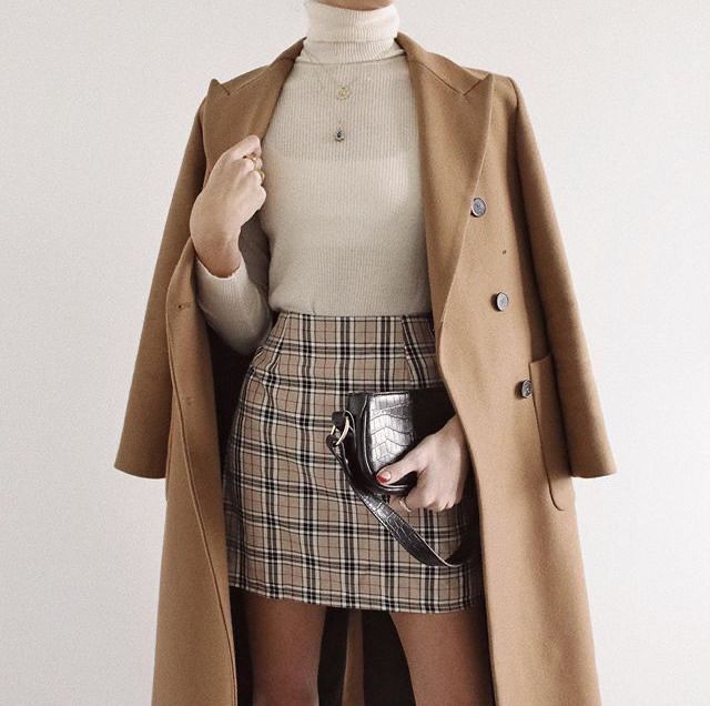 plaid skirt outfit | Fashion, Winter fashion outfits, Academia outf