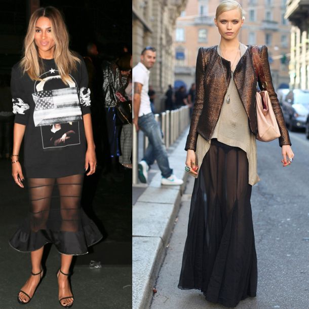 How to Wear Sheer Skirts for the Bold and the Faint at heart .