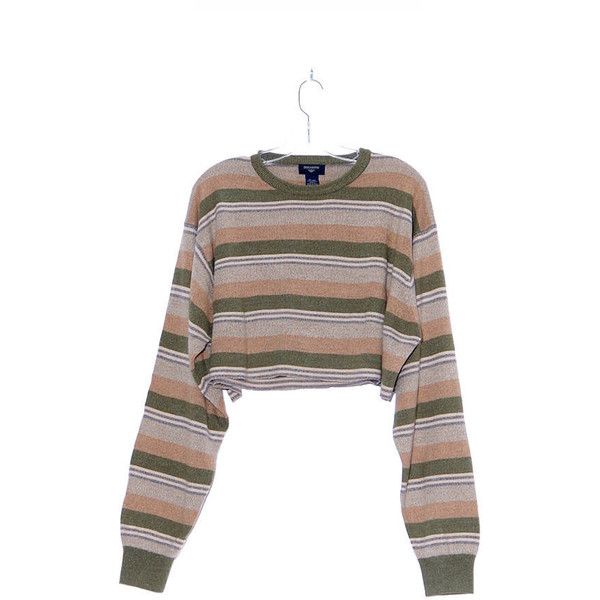 90s STRIPED CROP TOP 90s grunge kurt Cobain nirvana cropped .