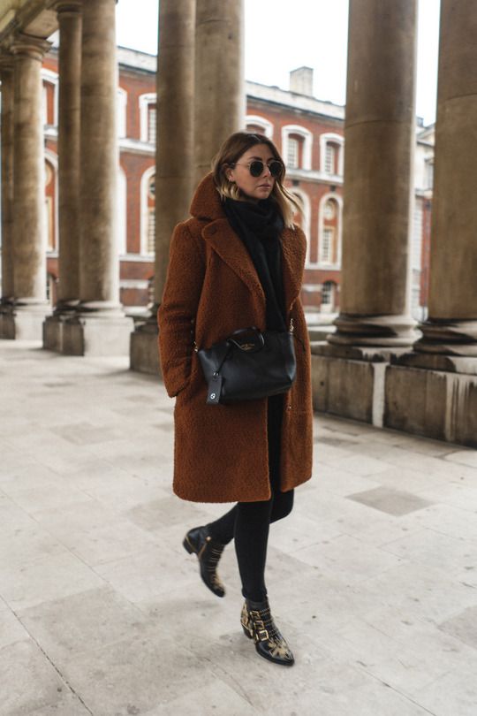 Teddy Coat Outfit | Outfits com casaco de inverno, Estilo para o .