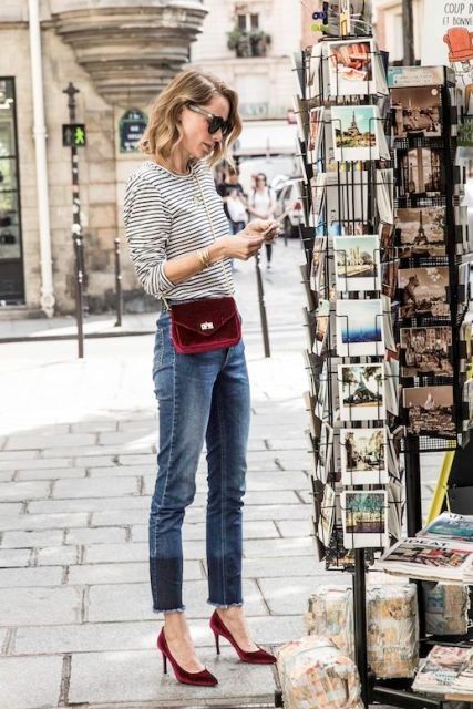 Outfits With Velvet Bags
     