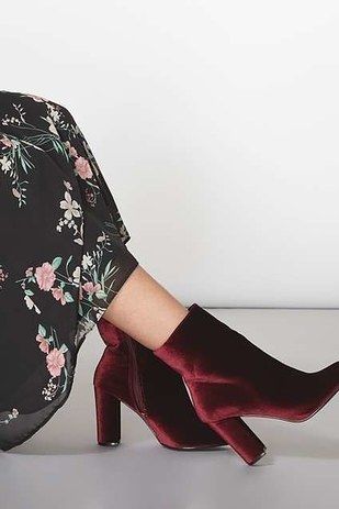 17 Gorgeous Boots You'll Want To Wear All Winter | Velvet boots .