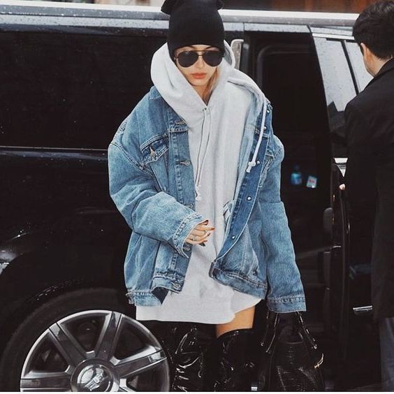 Best Oversized Denim Jacket Outfit Ideas 2020 | Oversized denim .