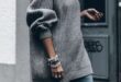 19 Cute and Cozy Oversized Sweater Outfits - Society19 | Cute .