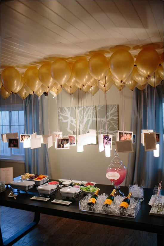 Glamorous Surprise Backyard Bridal Shower | Party planning .