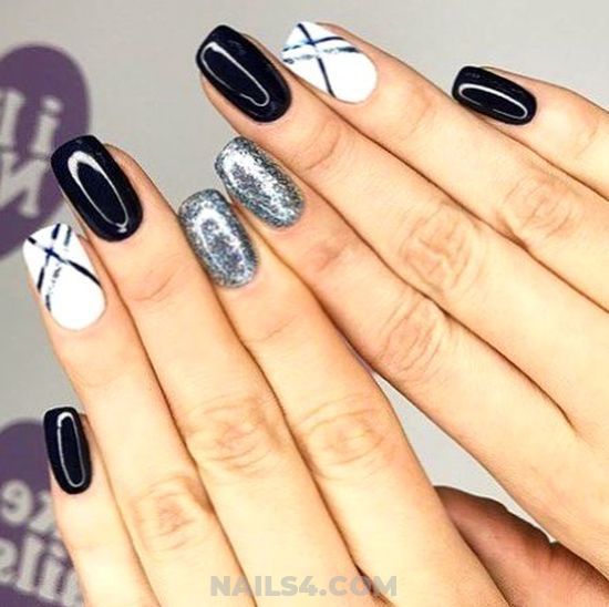 35+ Easy Nail Design Ideas for Party | Simple nails, Simple nail .