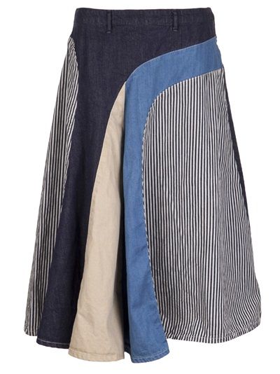Kapital Patchwork Skirt - - Farfetch.com | Refashion clothes .