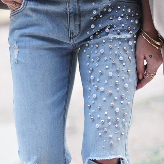 Pearl Embellished Denim
      Outfits