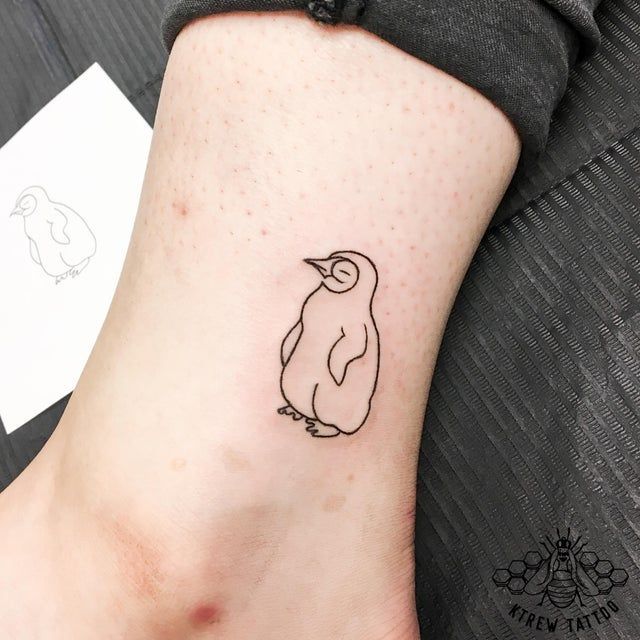 Penguin tattoo | Penguin tattoo, Stylish tattoo, Simple arm tatto