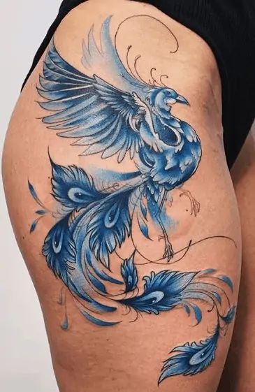 40+ Watercolor Phoenix Tattoo Ideas | Hip tattoos women, Phoenix .