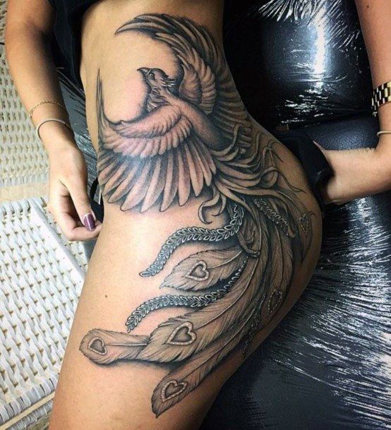 Top 100 Best Phoenix Tattoo Ideas For Women - Mesmerizing Mystical .