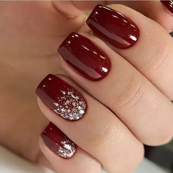 70 Christmas Nail Art Designs for Short Nails | Christmas nails .