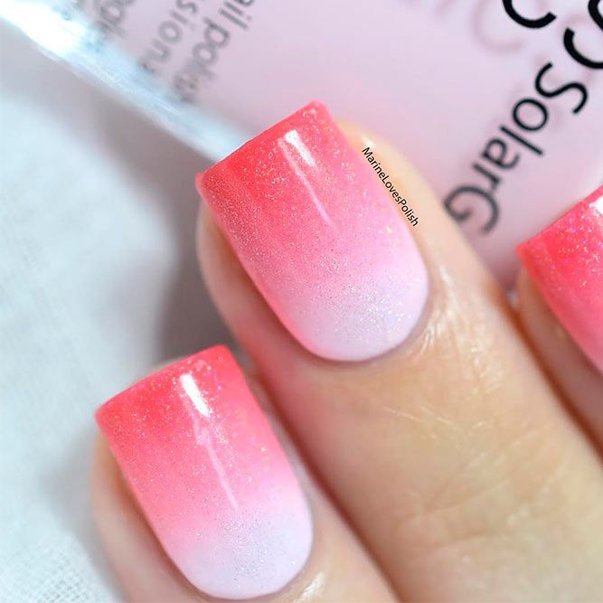 30 Cool Nails Color Mix For 2023 | Nail colors, Pink ombre nails .