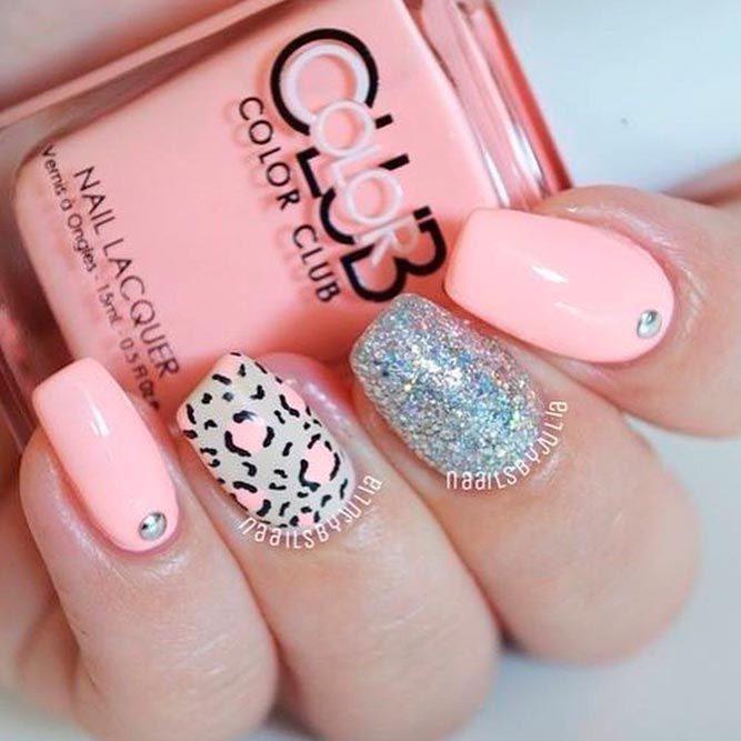 Lovely Peach Color Nails Designs for 2023 | Peach colored nails .