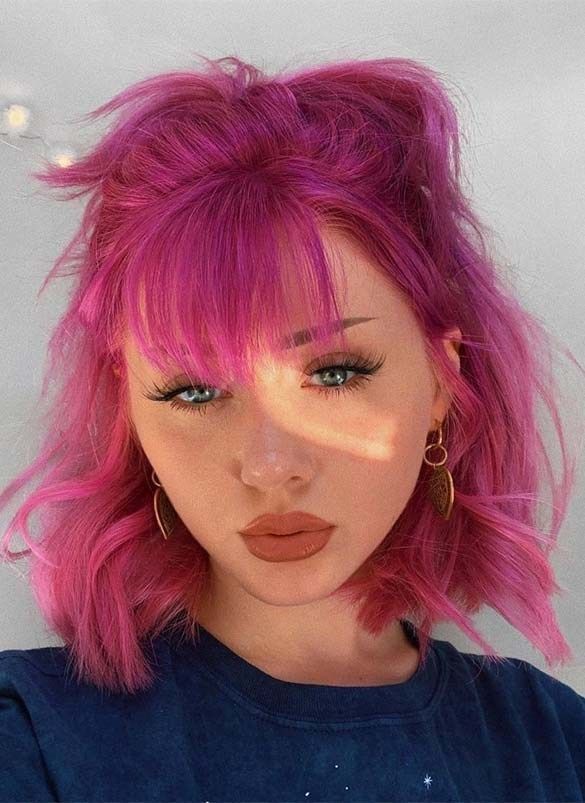 Pretty Pink Hair Styles & Hair Color Shades for Women 2019 | Hair .