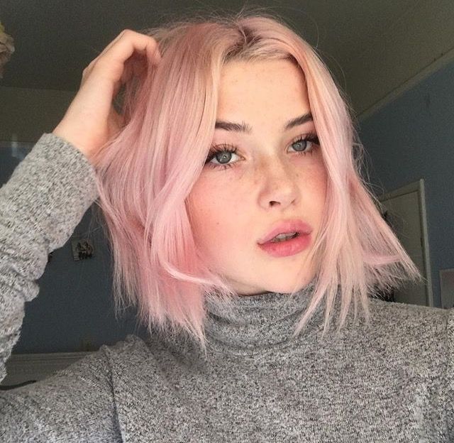 What You Need to Know About Having Pastel Hair | Pink short hair .
