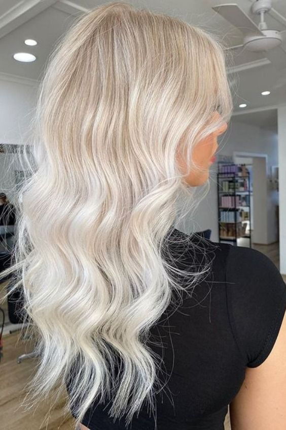 Platinum Blonde & White Blonde Hair Extensions | Summer blonde .
