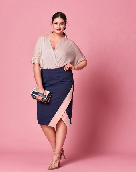 Sewing patterns | BurdaStyle.com | Plus size pencil skirt, Pencil .