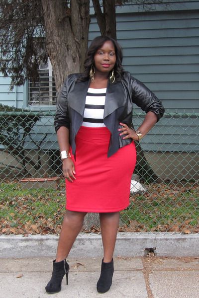 Plus Size Outfits With Pencil
   Skirts