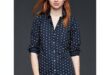 Gap Women Fitted Boyfriend Polka Dot Shirt | Clothes design, Gap .