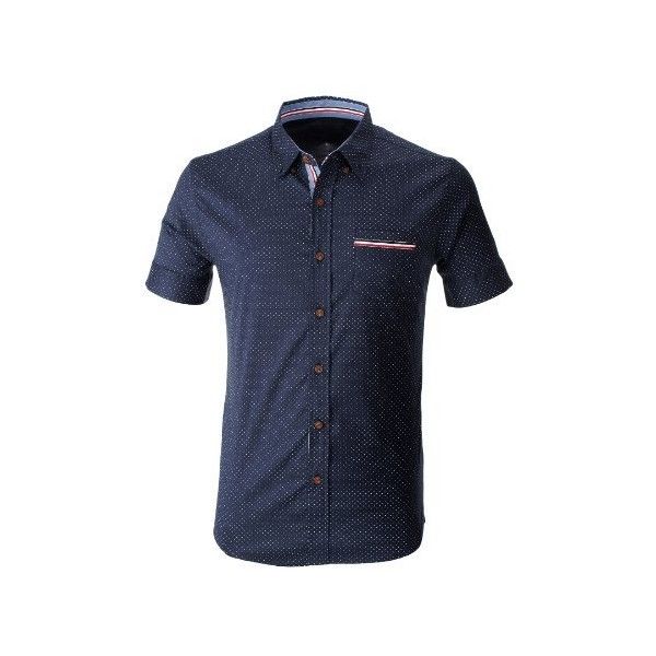 FLATSEVEN Mens Polka Dot Button Down Casual Shirt: Amazon.co.uk .