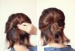 Hair How To: Volumized Ponytail Tutorial For Short Hair | Short .