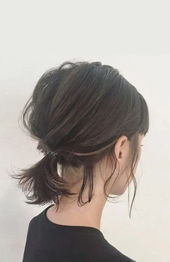 40 Stunning Updos for Short Hair | Short hair updo, Messy short .