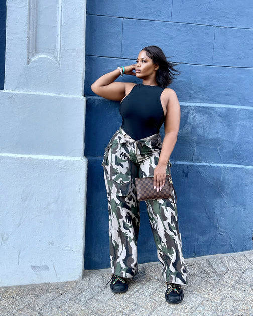 Army Cargo Pants + BodySuit – Teestylish