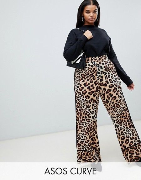 Plus Size Leopard Pants Outfit Ideas | Leopard pants outfit .