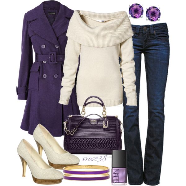 Purple Coat Ideas For Fall
     