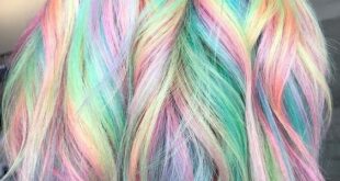 Awesome Rainbow Hair Colors for Short Haircuts in 2018 | Pastel .