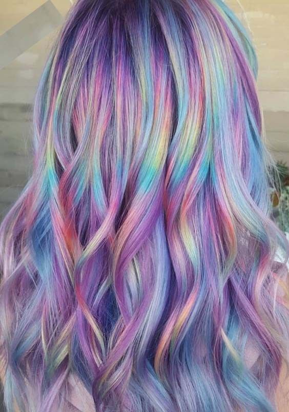Pretty Shades Of Rainbow Hair Colors for Women in 2018 | Rainbow .