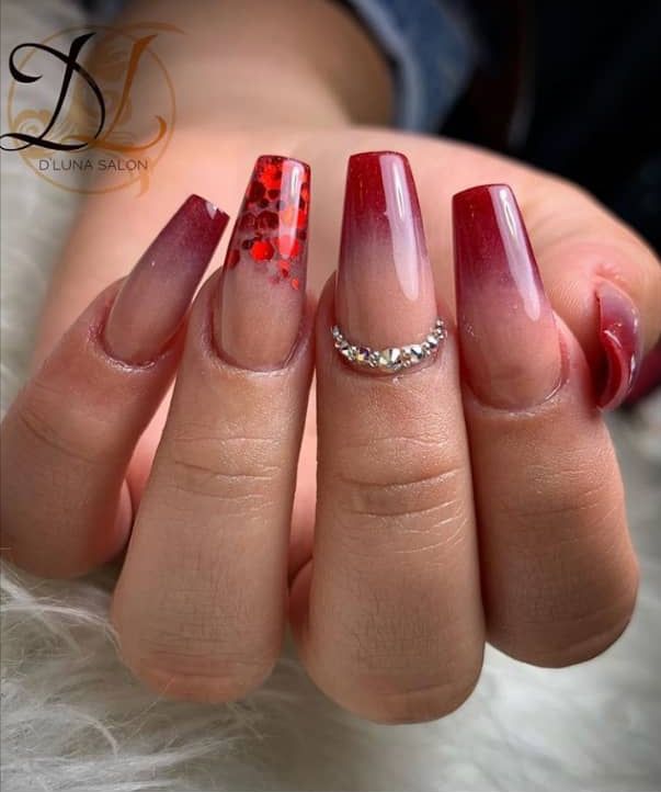 26 Gorgeous Ombre Nail Designs - The Glossychic | Ombre nail .