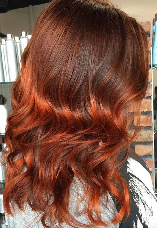57 Flaming Copper Hair Color Ideas for Every Skin Tone | Burgundy .