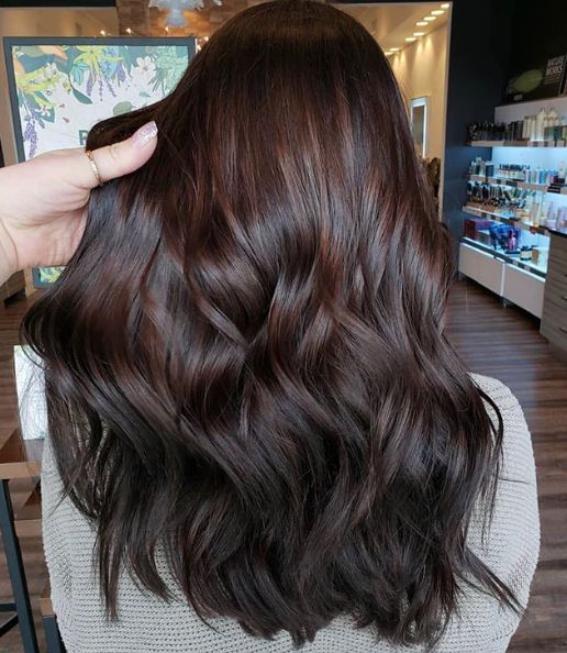 Dark mocha vibes ☕️ | Brunette hair, Hairdo for long hair, Hair .
