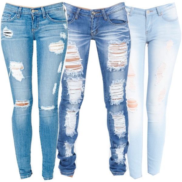 Ripped Jeans From Skinnies
     