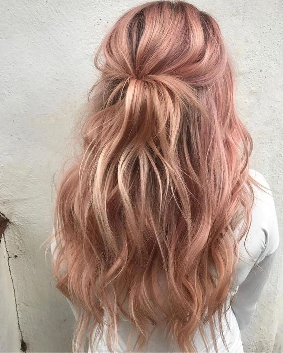 35 Charming Rose Gold Hair Colors Rose gold hair,hair colors .