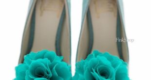 Ruffle Chiffon Flower shoe clips | Flower shoes, Simple shoes .