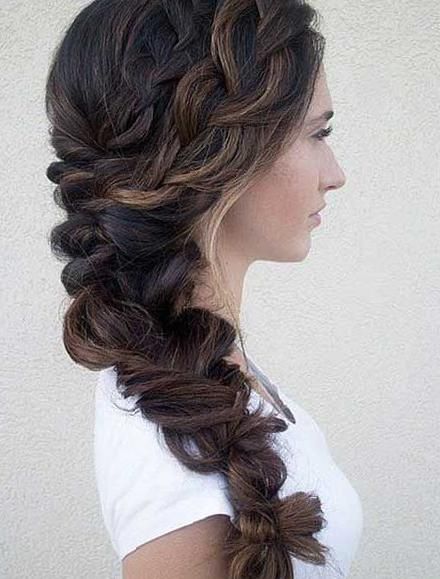 47 Elegant Ways To Style Side Braid For Long Hair - SooShell .