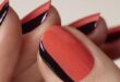 Sideways French Manicure | Nail Art Tips | Unghie primavera, Idee .